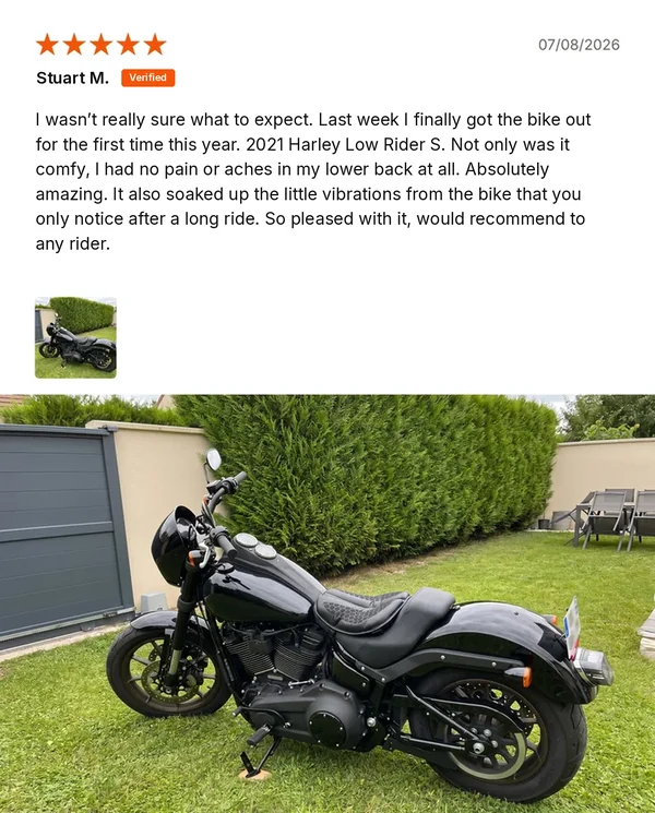 Verified customer review