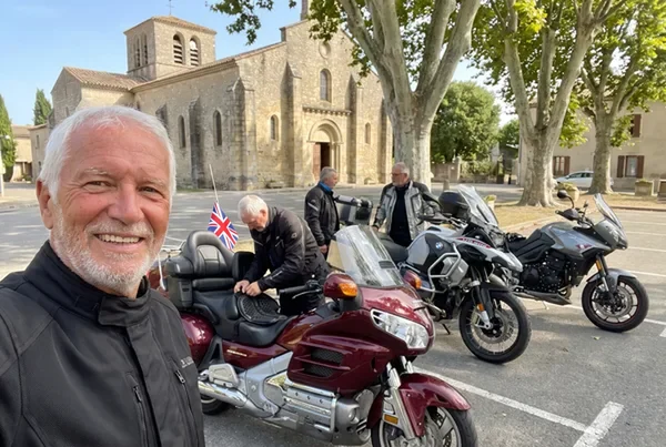 Noel and his riding mates